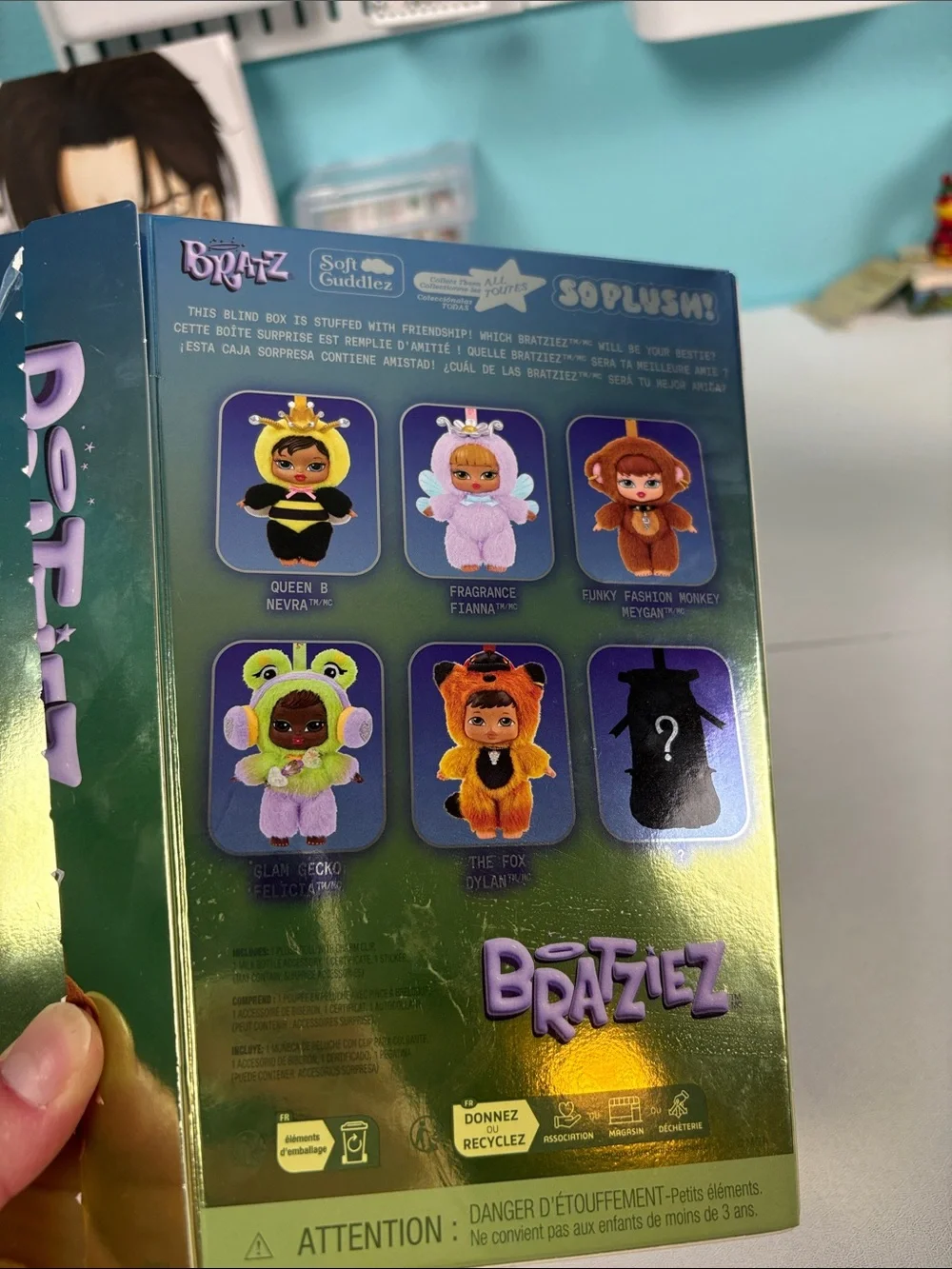 Bratziez Plush Doll keychain fragrance fianna